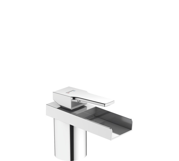 Monomando de lavabo cascada Cromado Kenjo